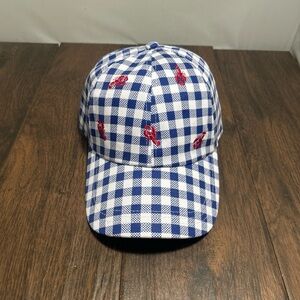 Lobster Embroidery Baseball Hat - Universal Thread Blue One Size Fits Most New